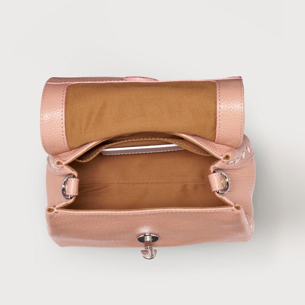 Zanellato BORSA POSTINA® BABY IN PELLE MARTELLATA PINK NUDE | Zanellato Acquista Ora
