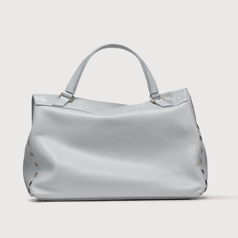 Zanellato BORSA POSTINA® MEDIUM IN PELLE MARTELLATA GREY CLOUD | Zanellato Promozione Limitata