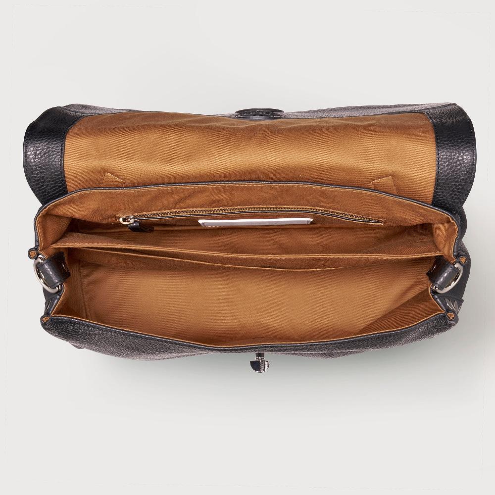 Zanellato BORSA POSTINA® MEDIUM IN PELLE MARTELLATA BLACK NERO | Zanellato Shopping Online