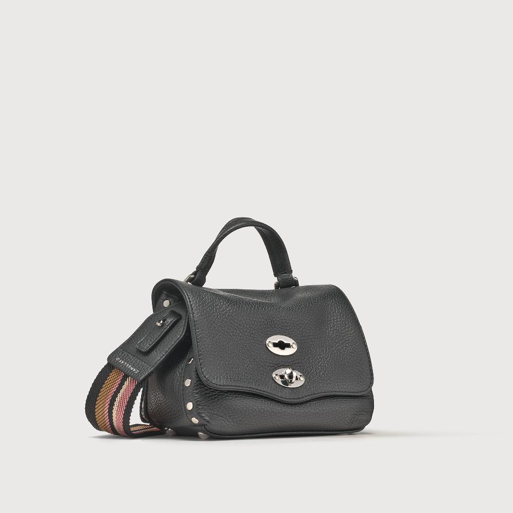 Zanellato BORSA POSTINA® BABY IN PELLE MARTELLATA BLACK NERO | Zanellato Affare Del Giorno