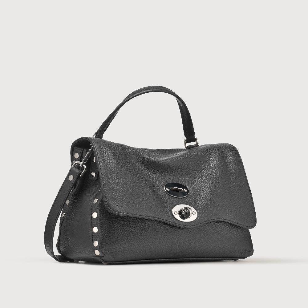 Zanellato BORSA POSTINA® SMALL IN PELLE MARTELLATA BLACK NERO | Zanellato Prezzo Ridotto