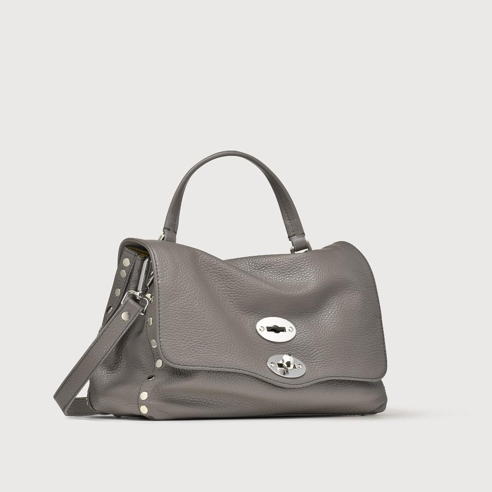 Zanellato BORSA POSTINA® SMALL IN PELLE MARTELLATA GREY MONTEBIANCO | Zanellato Convenienza