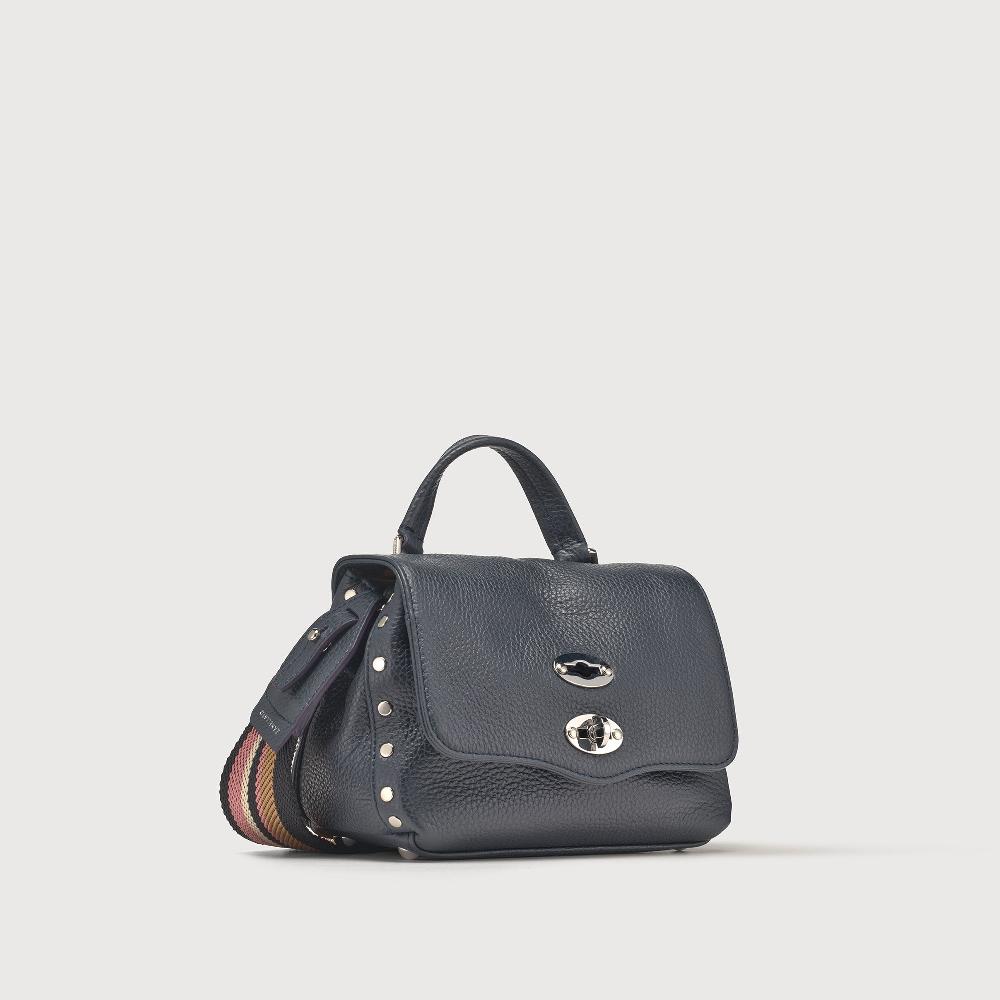 Zanellato BORSA POSTINA® BABY IN PELLE MARTELLATA DARK NAVY | Zanellato Sconto
