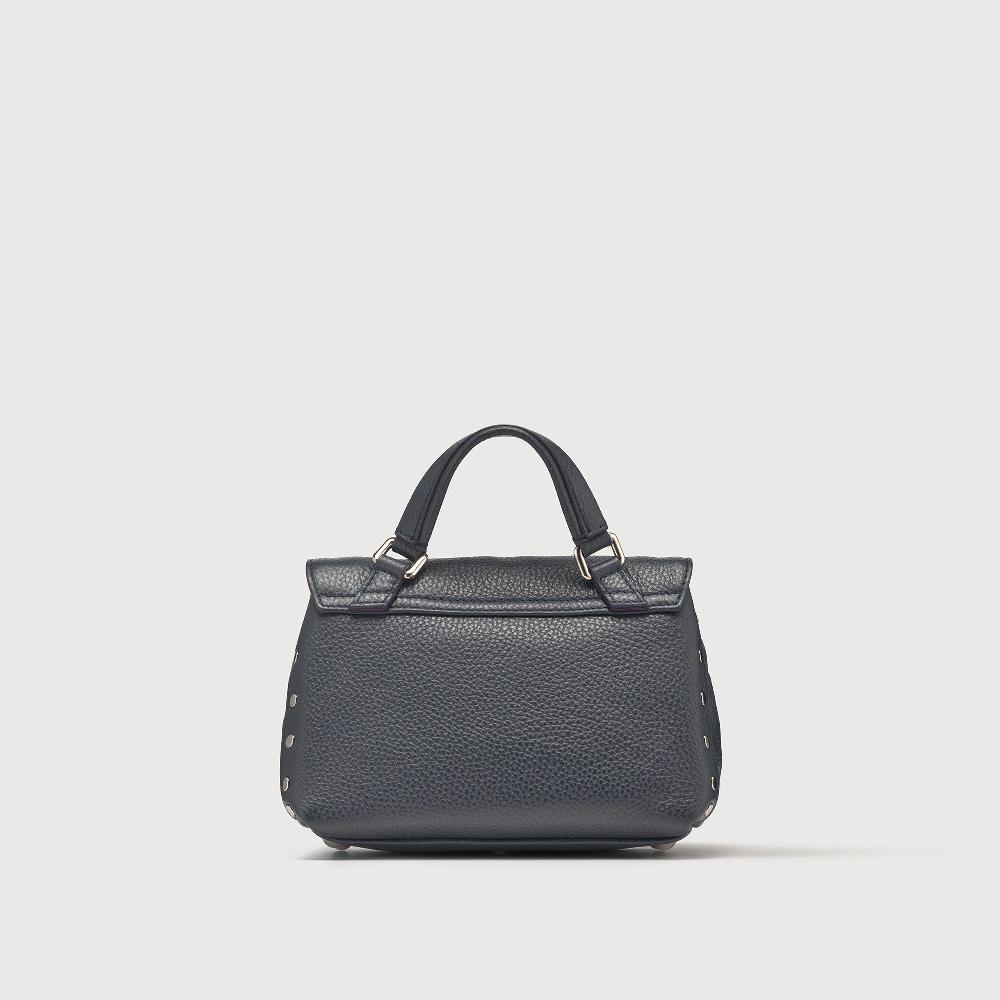 Zanellato BORSA POSTINA® BABY IN PELLE MARTELLATA DARK NAVY | Zanellato Sconto