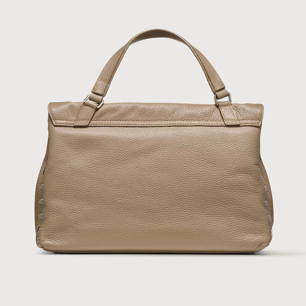 Zanellato BORSA POSTINA® MEDIUM IN PELLE MARTELLATA GREY CRETA | Zanellato Outlet