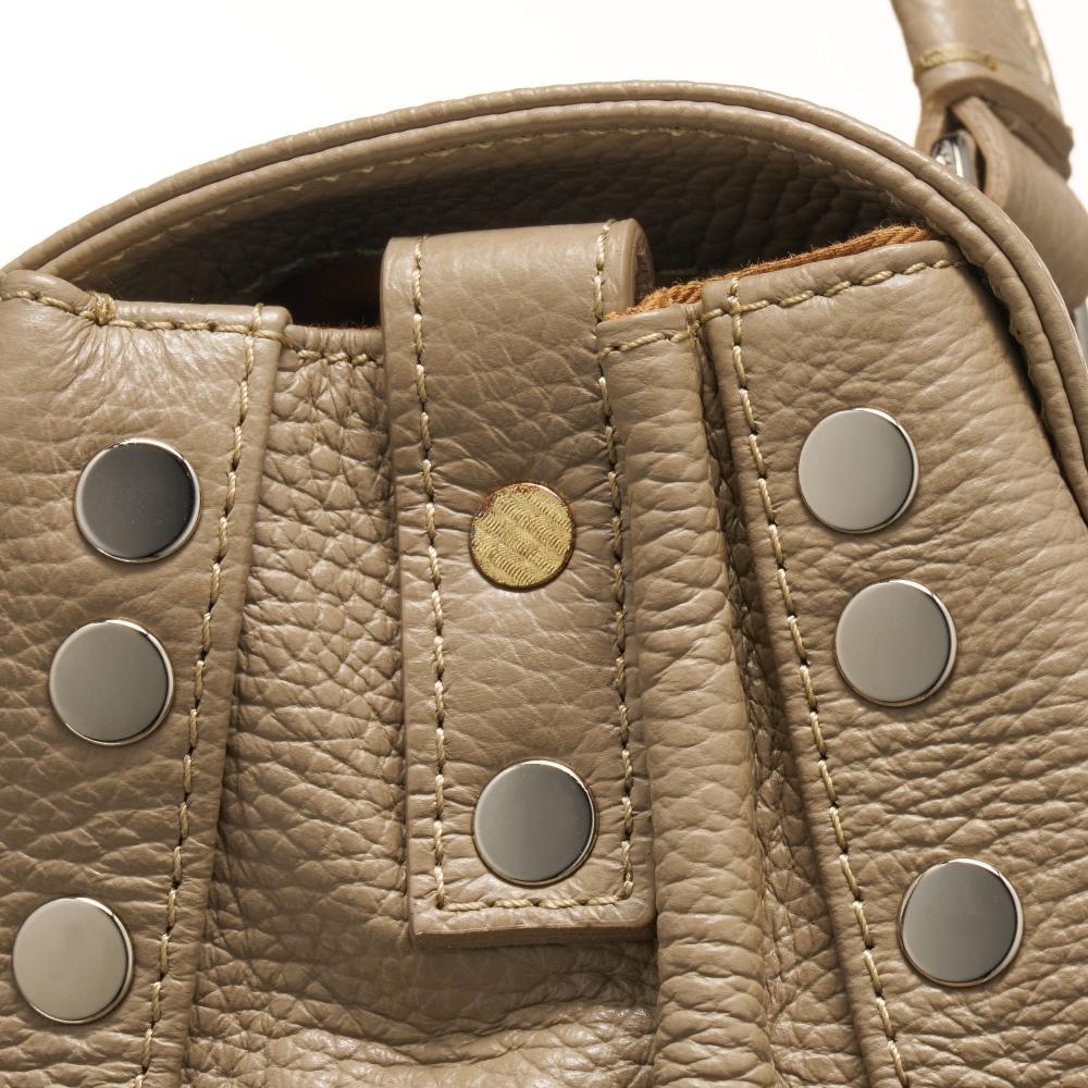 Zanellato BORSA POSTINA® MEDIUM IN PELLE MARTELLATA GREY CRETA | Zanellato Outlet