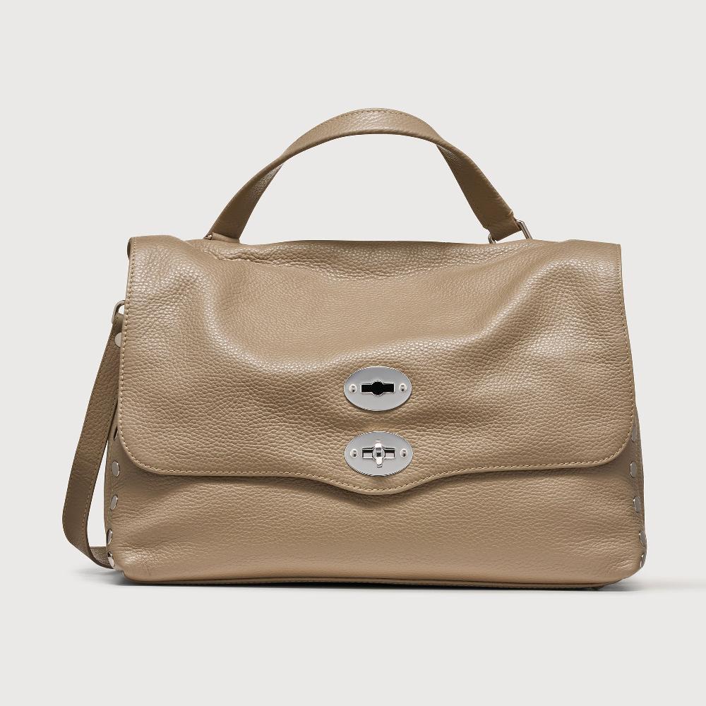 Zanellato BORSA POSTINA® MEDIUM IN PELLE MARTELLATA GREY CRETA | Zanellato Offerte