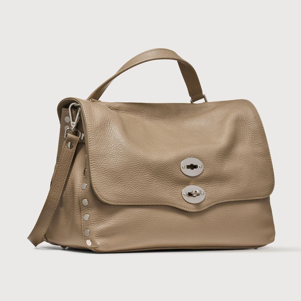 Zanellato BORSA POSTINA® MEDIUM IN PELLE MARTELLATA GREY CRETA | Zanellato Offerte