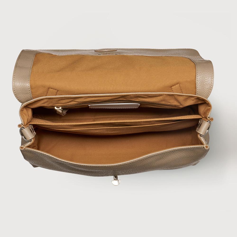 Zanellato BORSA POSTINA® MEDIUM IN PELLE MARTELLATA GREY CRETA | Zanellato Offerte