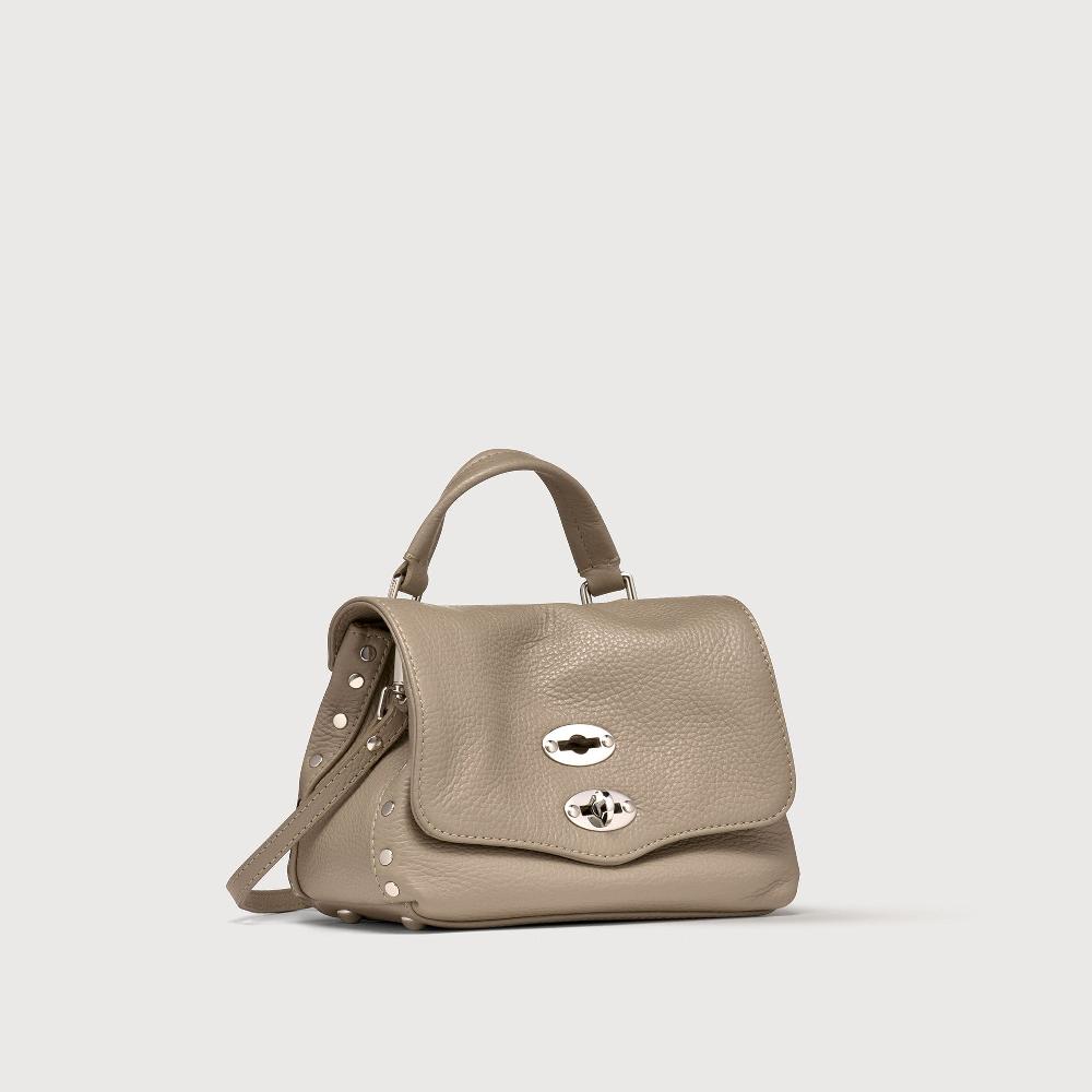 Zanellato BORSA POSTINA® BABY IN PELLE MARTELLATA GREY CRETA | Zanellato Hotsell
