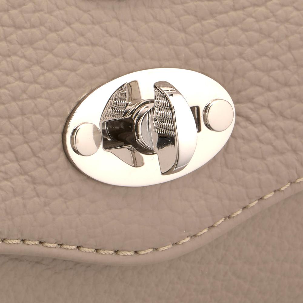 Zanellato BORSA POSTINA® BABY IN PELLE MARTELLATA GREY CRETA | Zanellato Hotsell