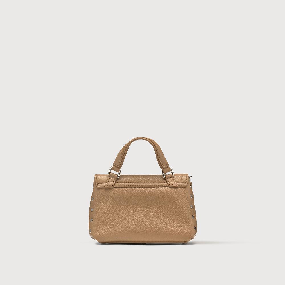 Zanellato BORSA POSTINA® BABY IN PELLE MARTELLATA BROWN CAPPUCCINO | Zanellato I Più Venduti