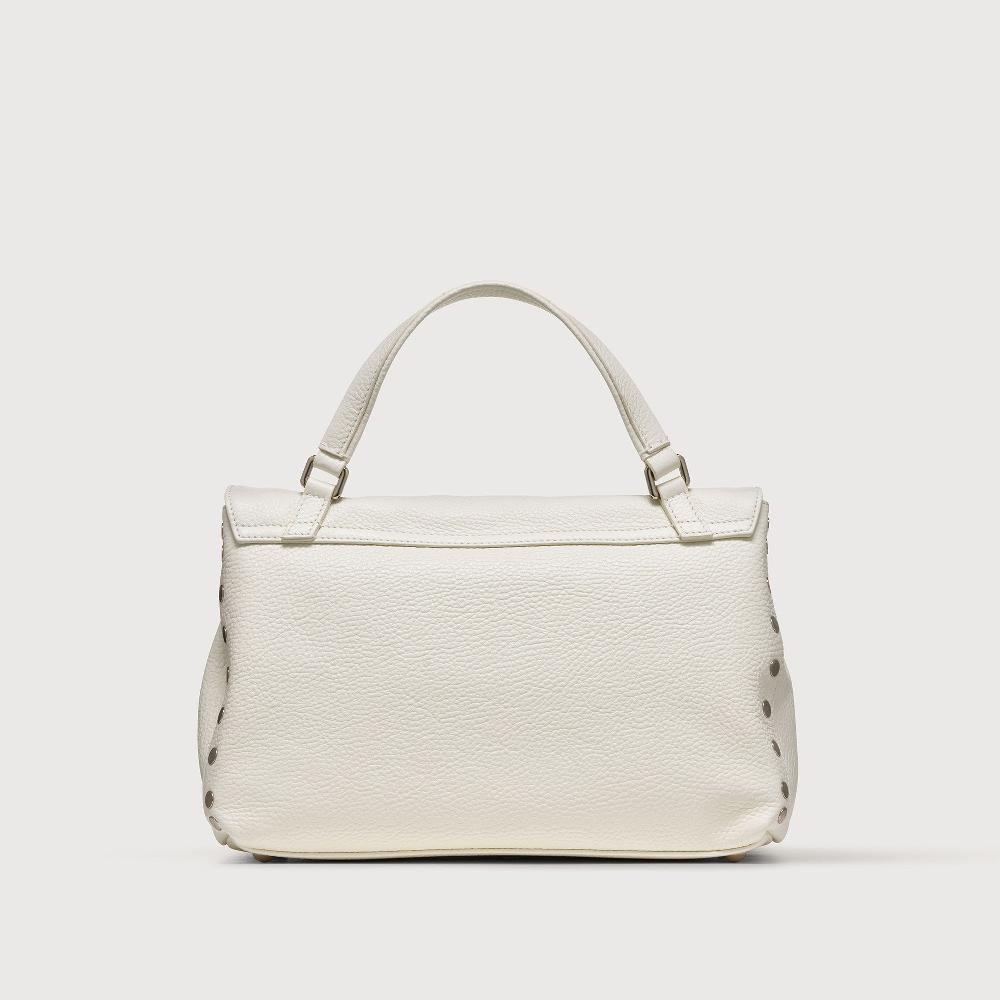 Zanellato BORSA POSTINA® SMALL IN PELLE MARTELLATA BIANCO LATTE | Zanellato In Saldo