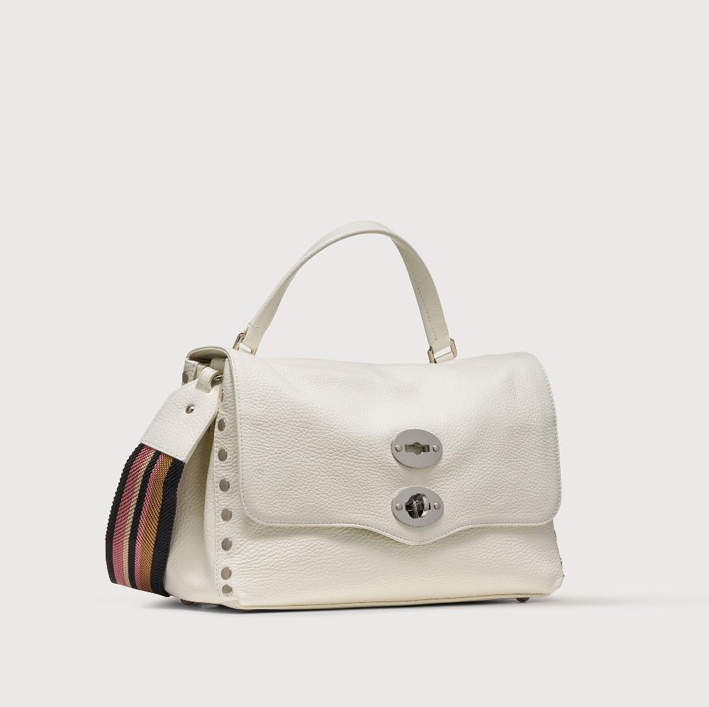 Zanellato BORSA POSTINA® SMALL IN PELLE MARTELLATA BIANCO LATTE | Zanellato 2025