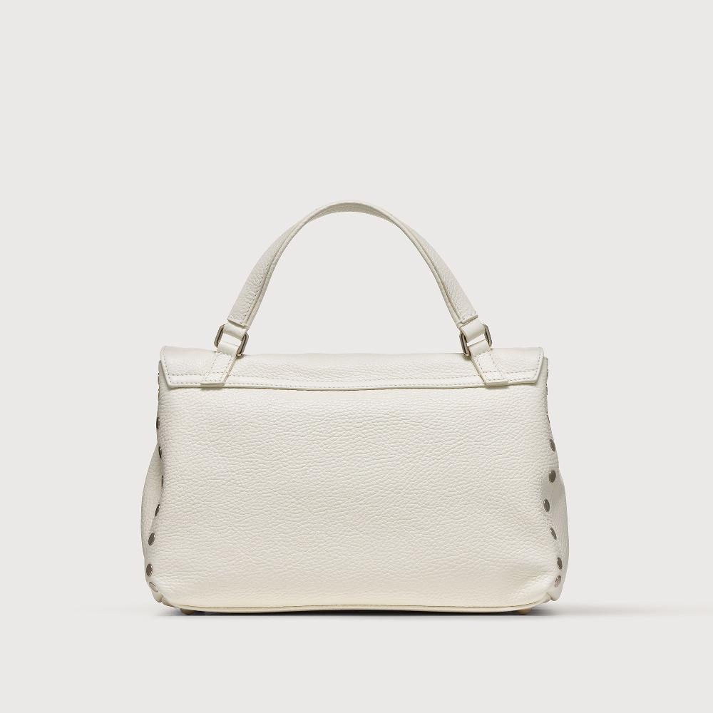 Zanellato BORSA POSTINA® SMALL IN PELLE MARTELLATA BIANCO LATTE | Zanellato 2025