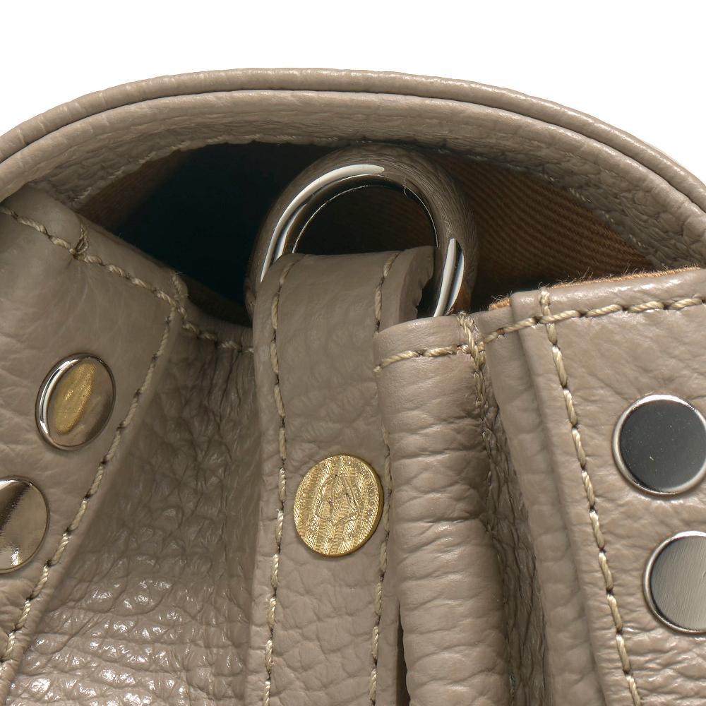 Zanellato BORSA POSTINA® SMALL IN PELLE MARTELLATA CRETA | Zanellato Italia