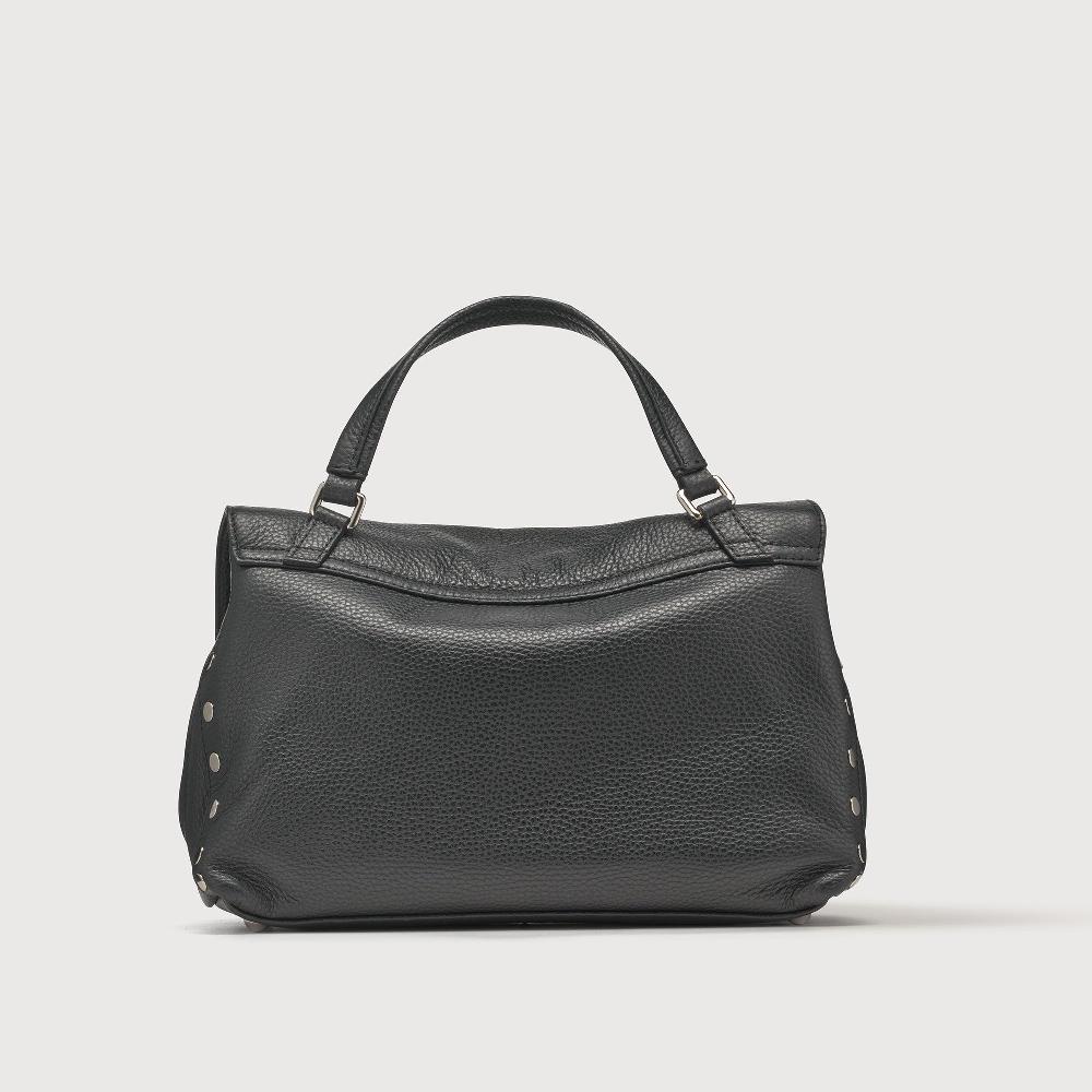 Zanellato BORSA POSTINA® SMALL IN PELLE MARTELLATA BLACK NERO | Zanellato In Linea