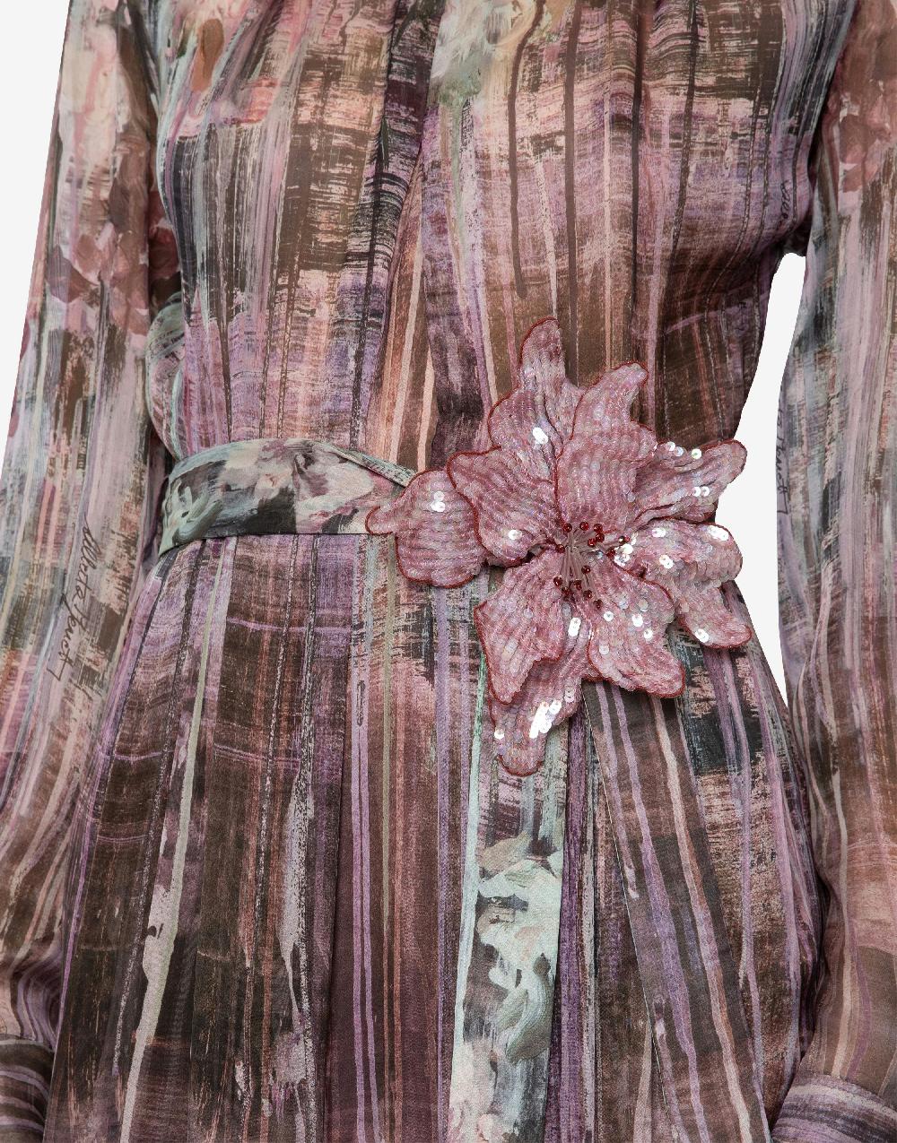 Alberta Ferretti Spilla bijoux a fiore Dripping Rose Negozi Online