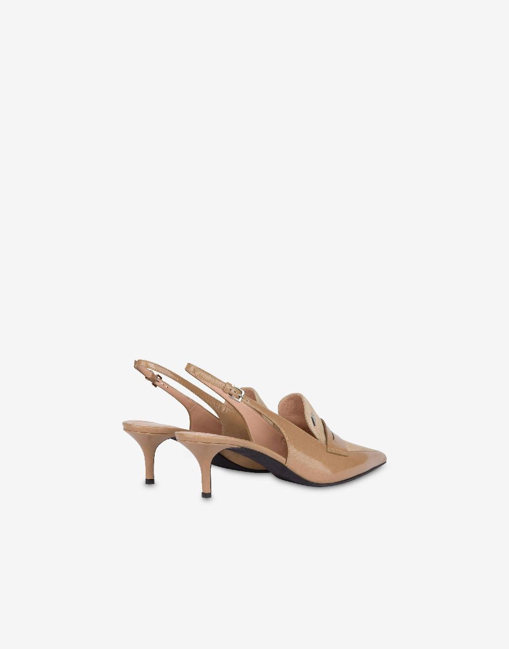Alberta Ferretti Slingback in vitello e camoscio Penny Fino Al -60%