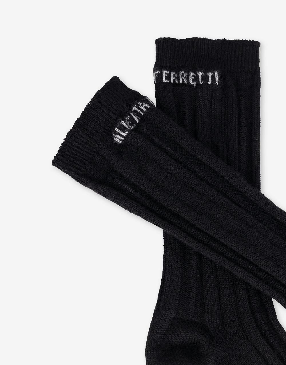 Alberta Ferretti Calze alla caviglia in lana e seta Vendita Calda