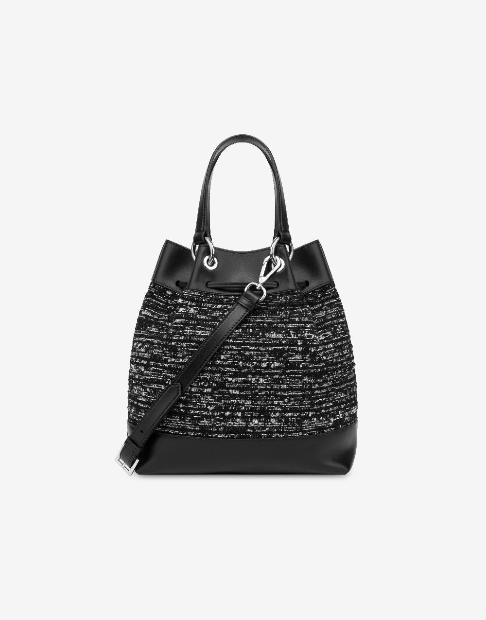 Alberta Ferretti Borsa a secchiello Tweed Promozione