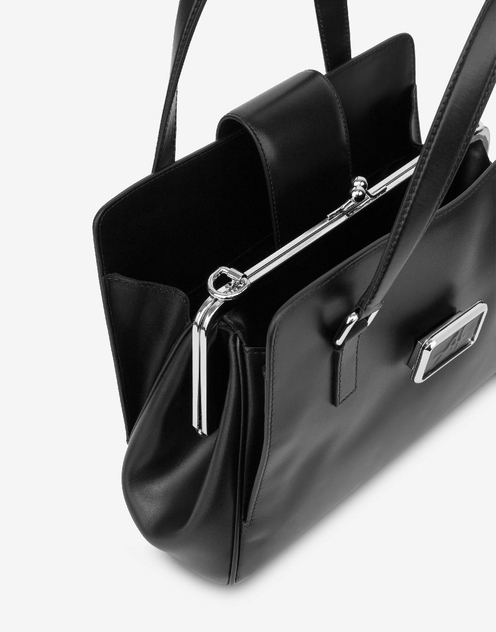 Alberta Ferretti Borsa doppio manico in vitello Allure Pezzi Unici