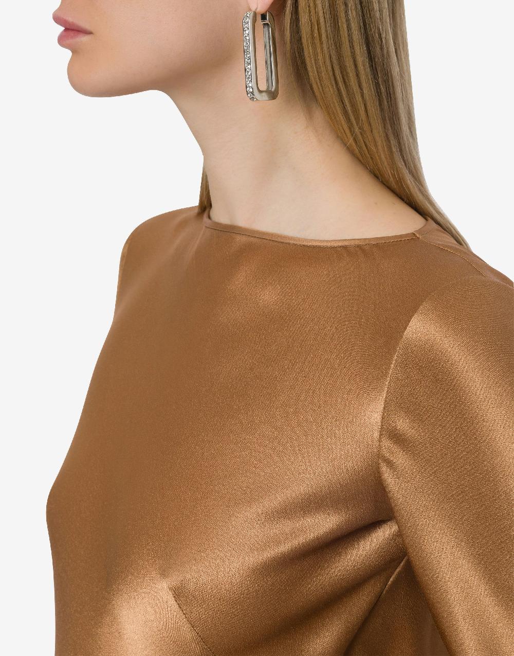 Alberta Ferretti Orecchini in metallo con strass Hotsell