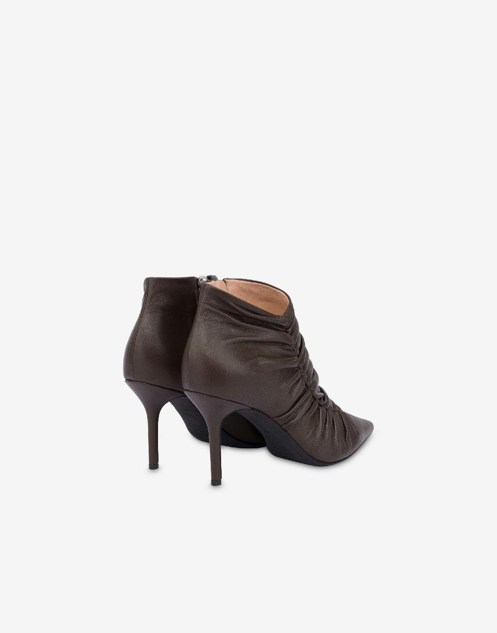 Alberta Ferretti Stivaletti in nappa Folding Saldi Di Fabbrica