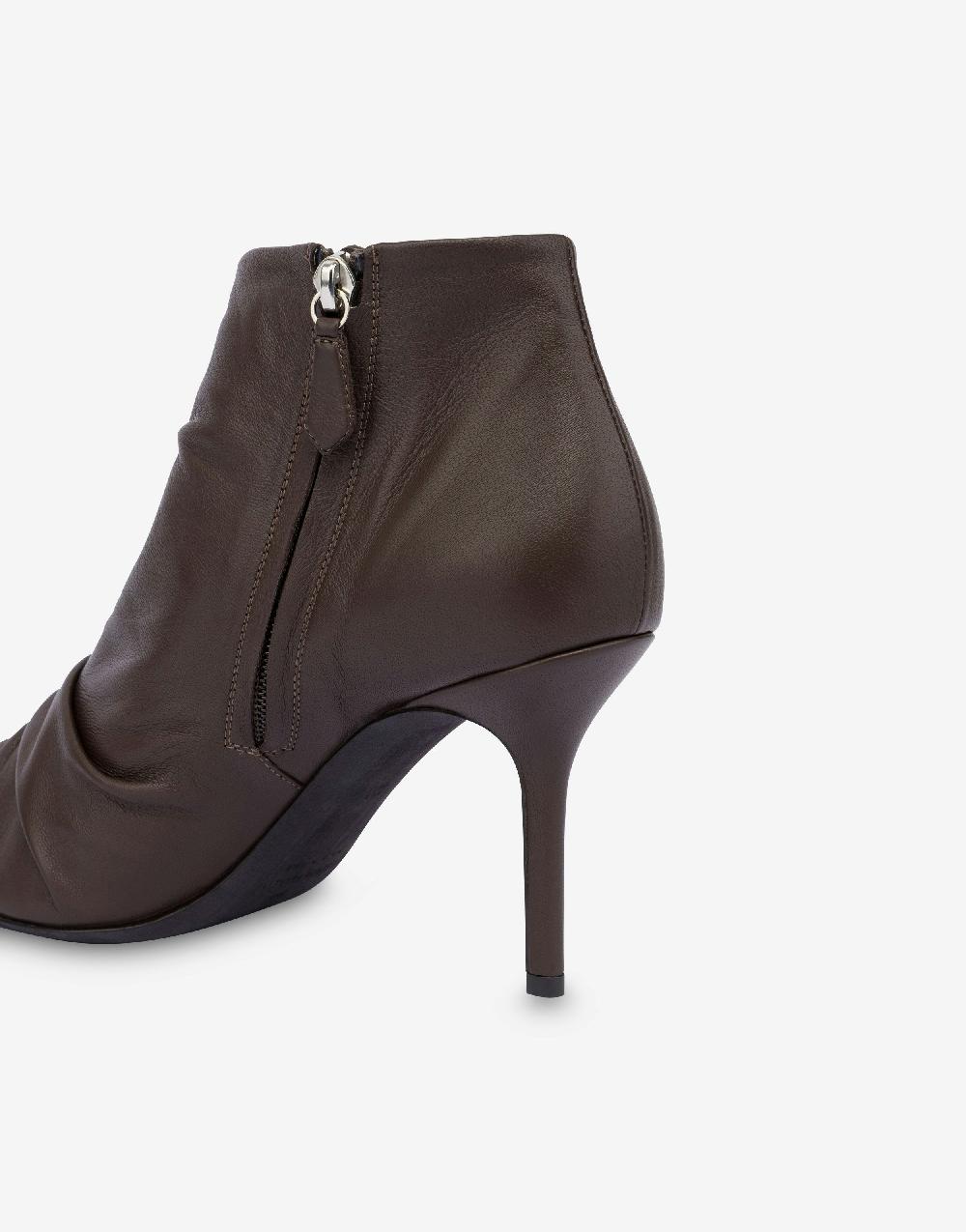 Alberta Ferretti Stivaletti in nappa Folding Saldi Di Fabbrica