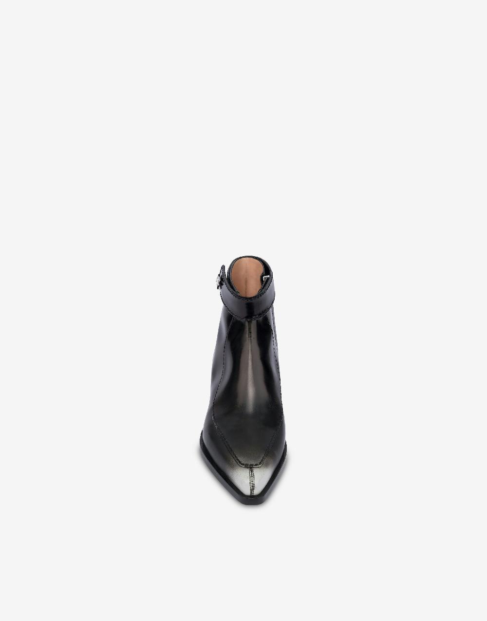 Alberta Ferretti Stivaletti in vitello spazzolato In Saldo