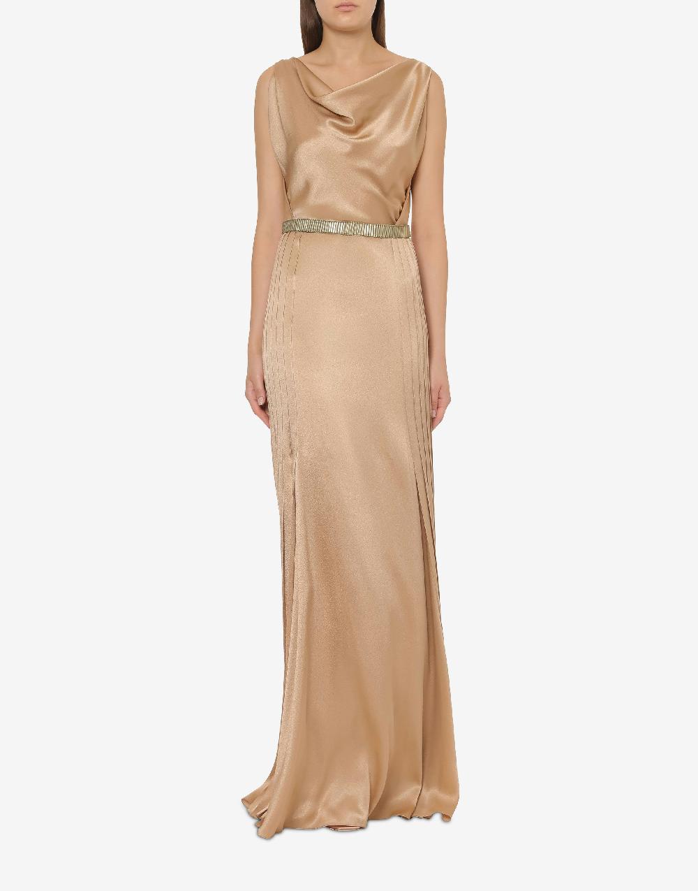 Alberta Ferretti Cintura con paillettes effetto metallico Nuova