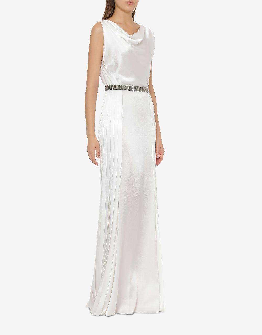 Alberta Ferretti Cintura con paillettes effetto metallico Moda