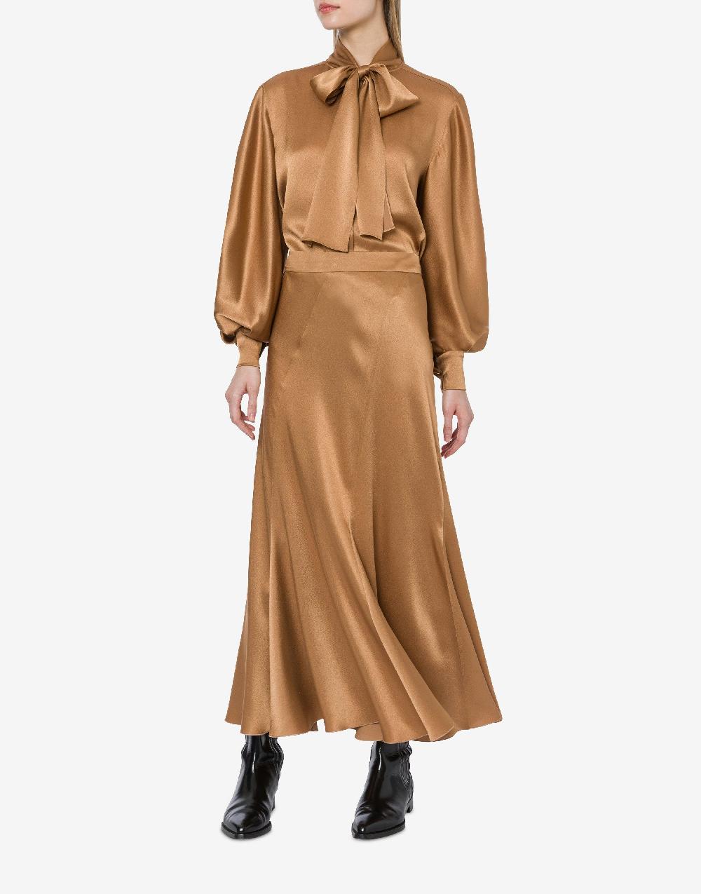 Alberta Ferretti Gonna longuette in raso Qualità