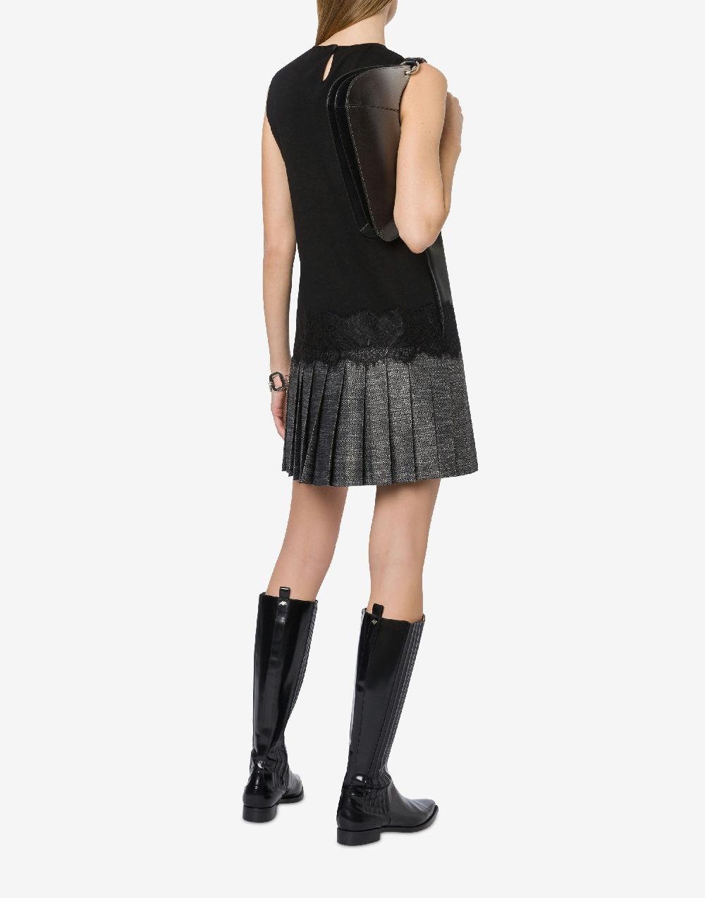 Alberta Ferretti Abito con pizzo e gonna a pieghe Affare Del Giorno