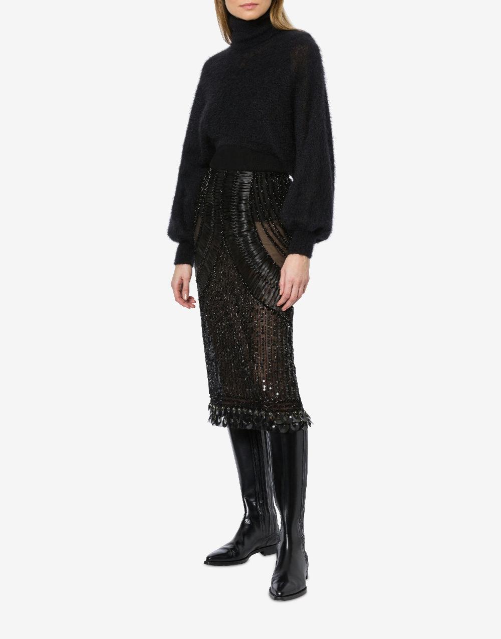 Alberta Ferretti Gonna in tulle con paillettes Hotsell