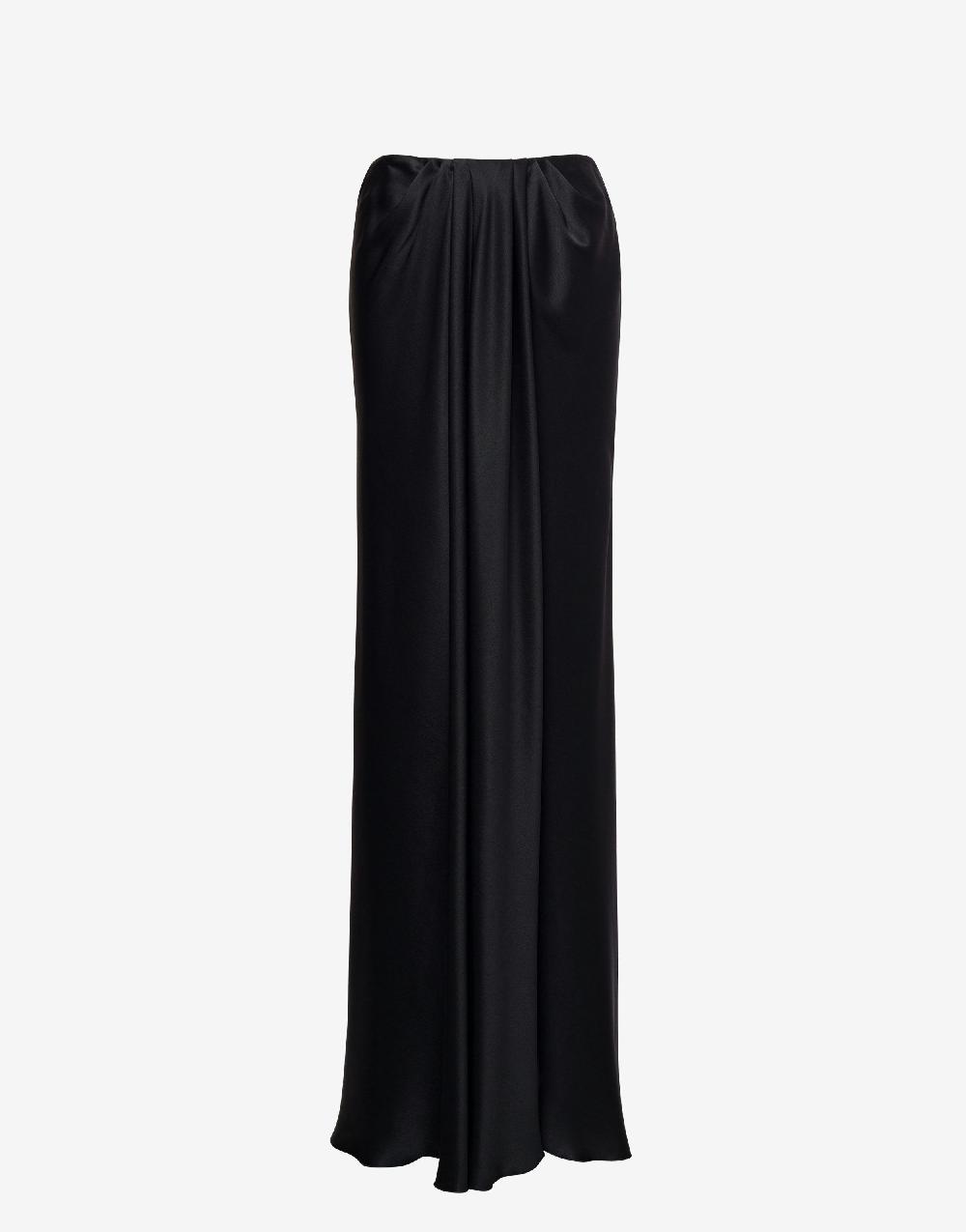 Alberta Ferretti Gonna lunga in raso Vendita Economica