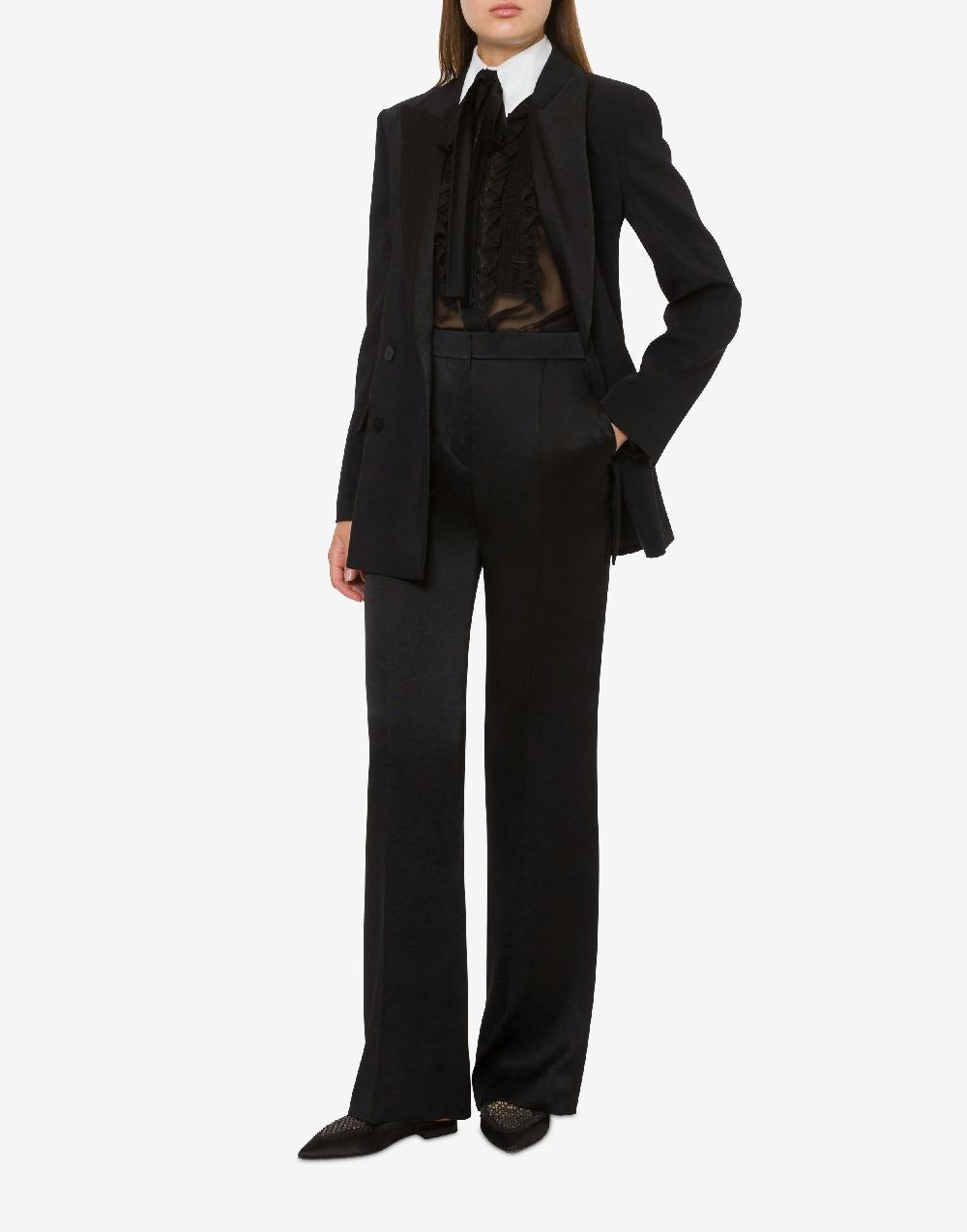 Alberta Ferretti Giacca doppiopetto in cady stretch In Saldo