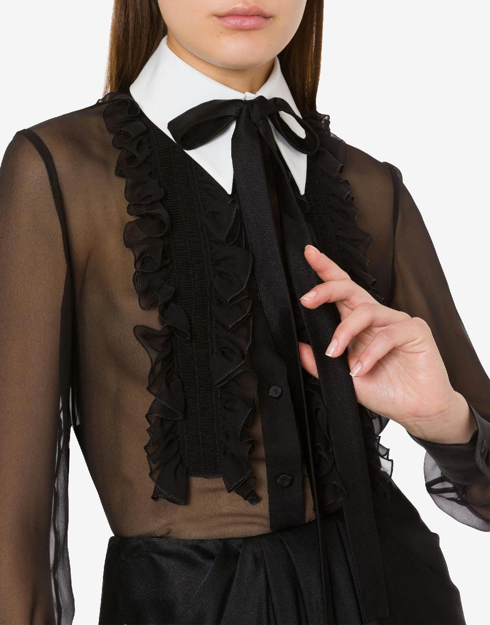 Alberta Ferretti Camicia in chiffon organico Moda