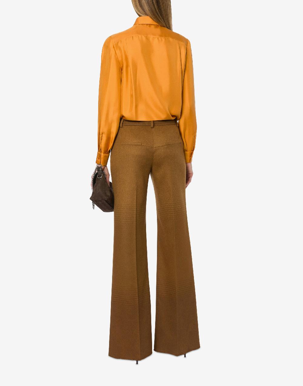 Alberta Ferretti Pantalone in flanella sfumata Vendita