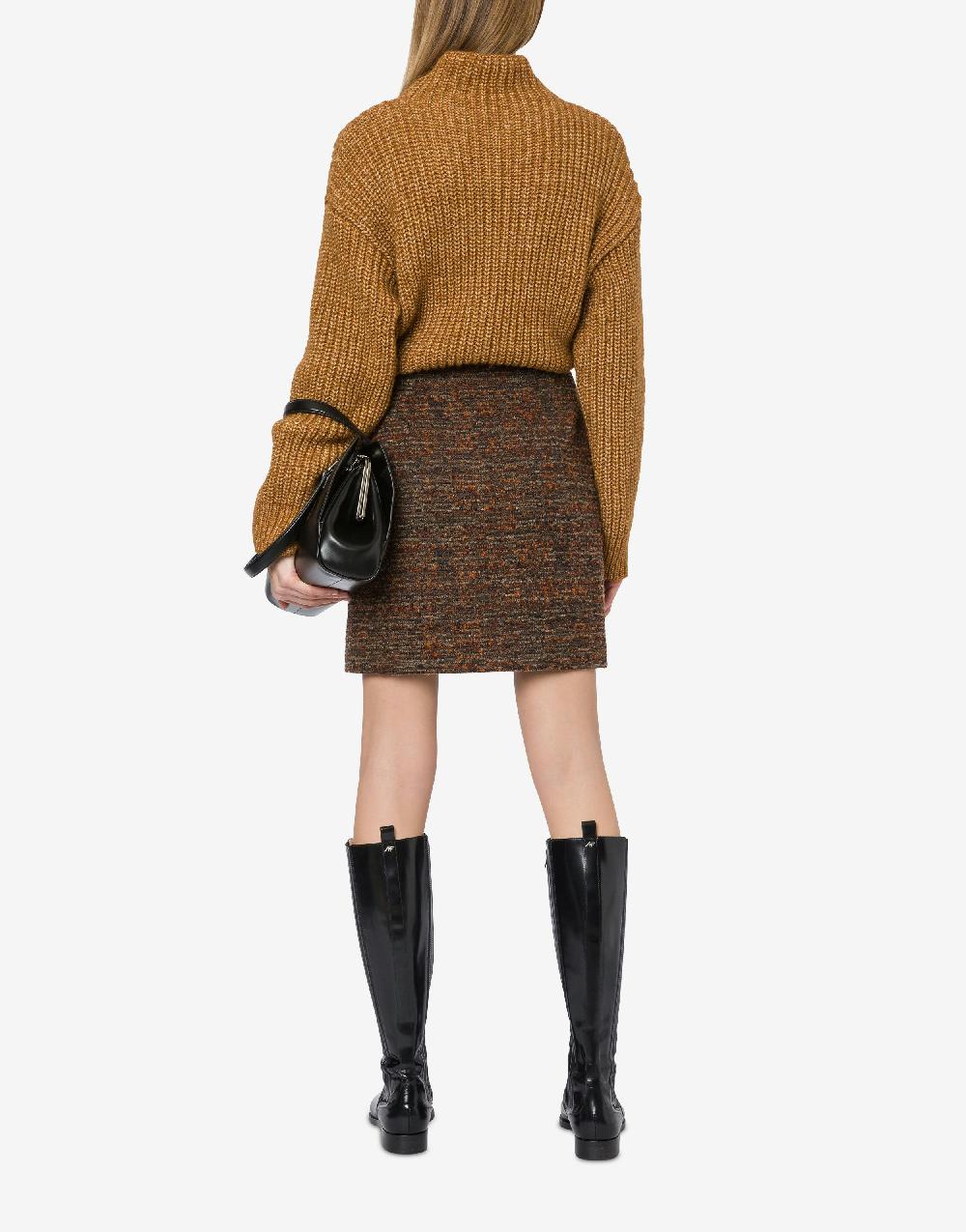 Alberta Ferretti Maglione in fettuccia di lana cotone Promozione