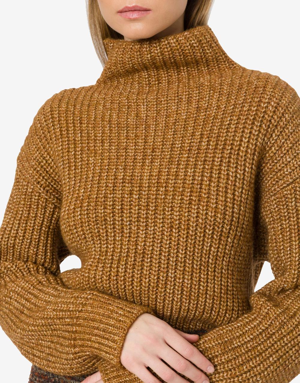 Alberta Ferretti Maglione in fettuccia di lana cotone Promozione