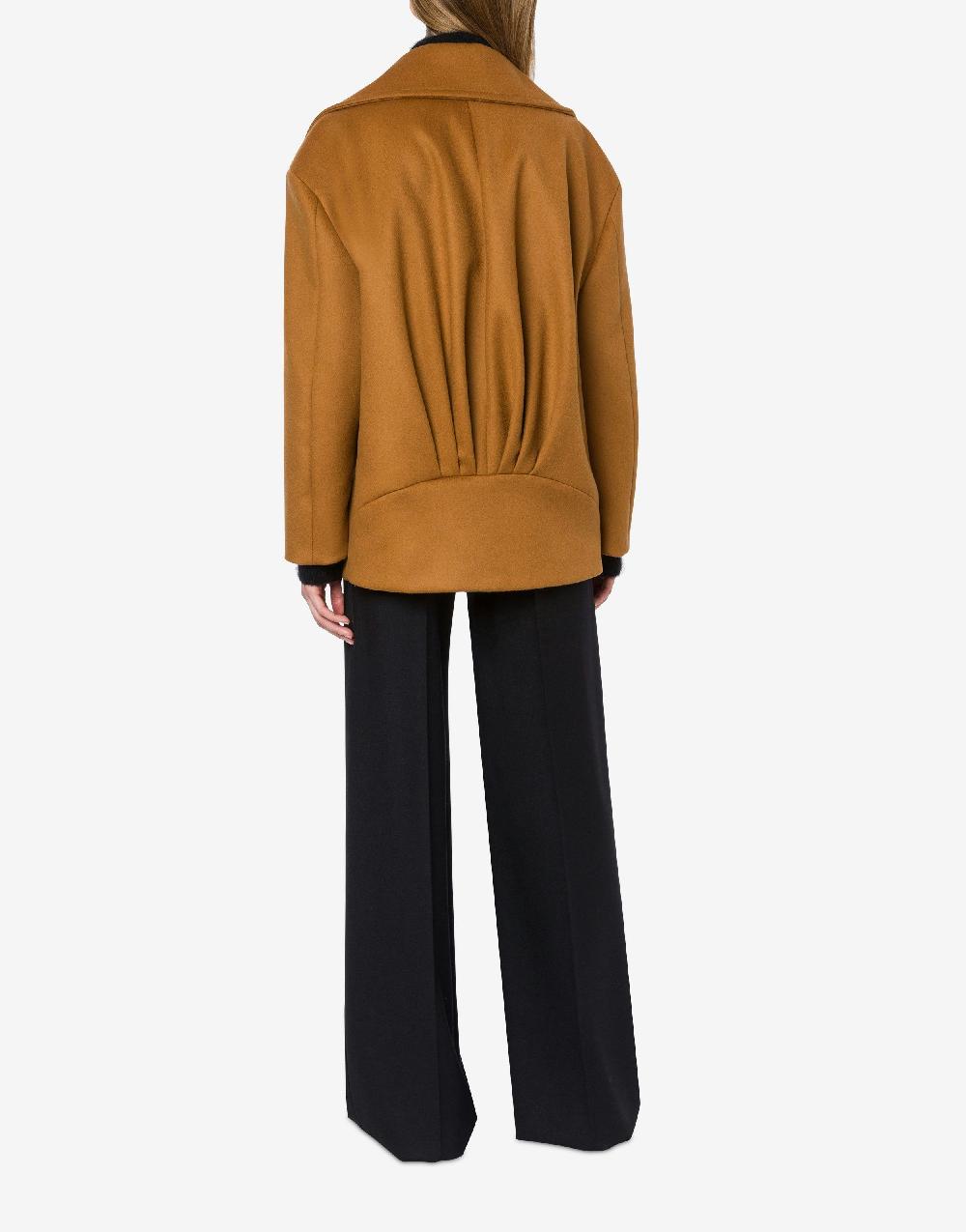 Alberta Ferretti Caban in panno di lana e cashmere Pezzi Unici