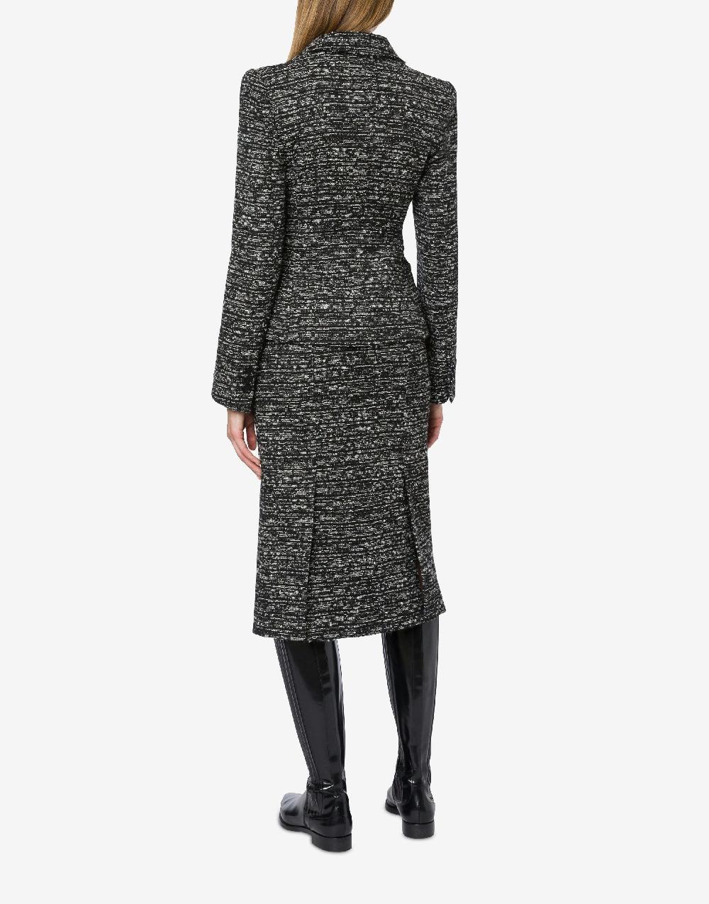 Alberta Ferretti Giacca in tweed bottonato Negozi Online