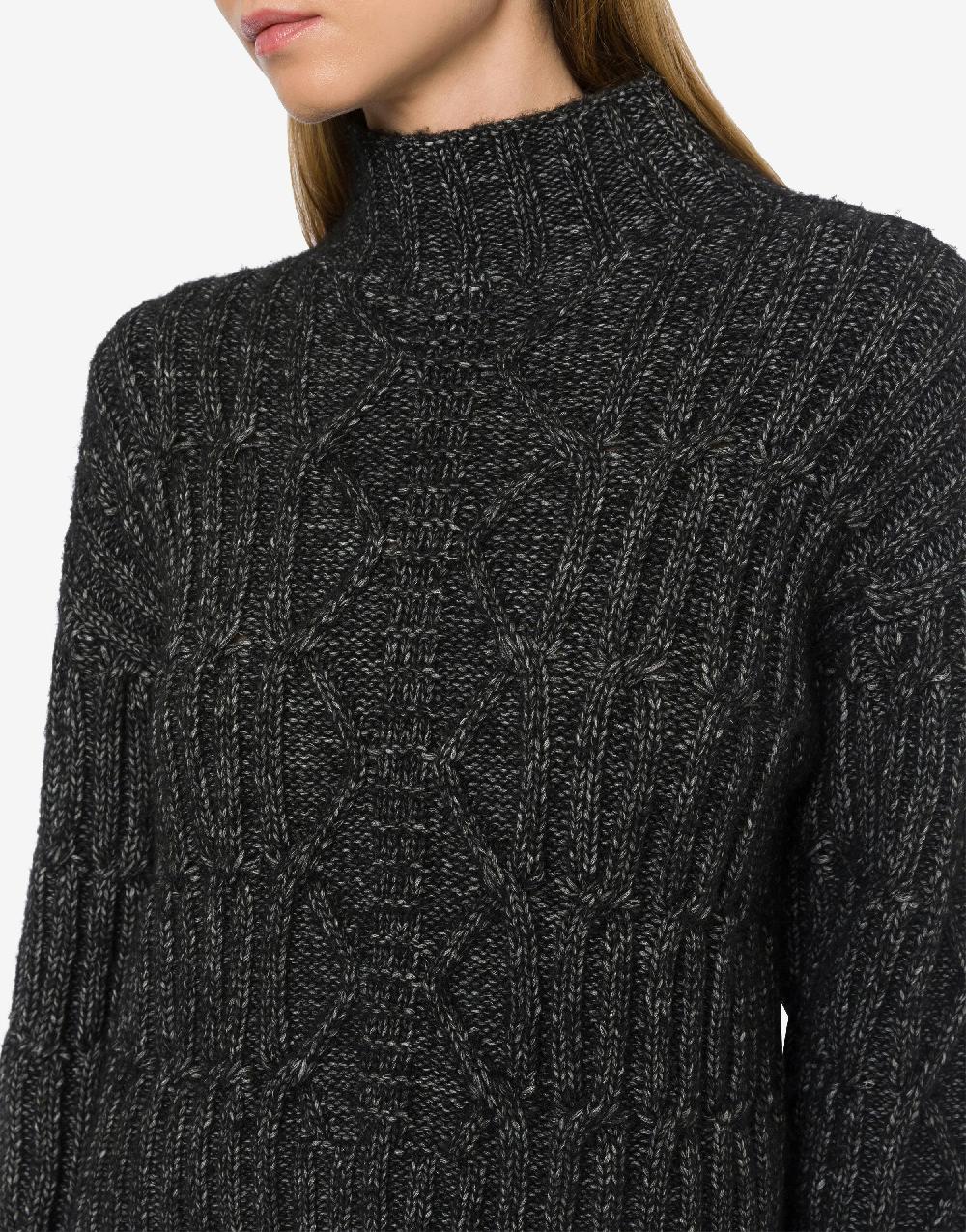 Alberta Ferretti Maglione in fettuccia di lana cotone Affare Del Giorno