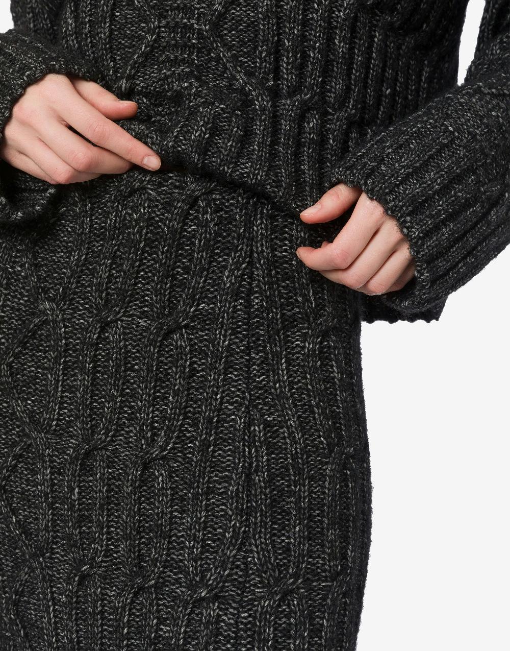 Alberta Ferretti Gonna lunga in fettuccia di lana cotone Sconto