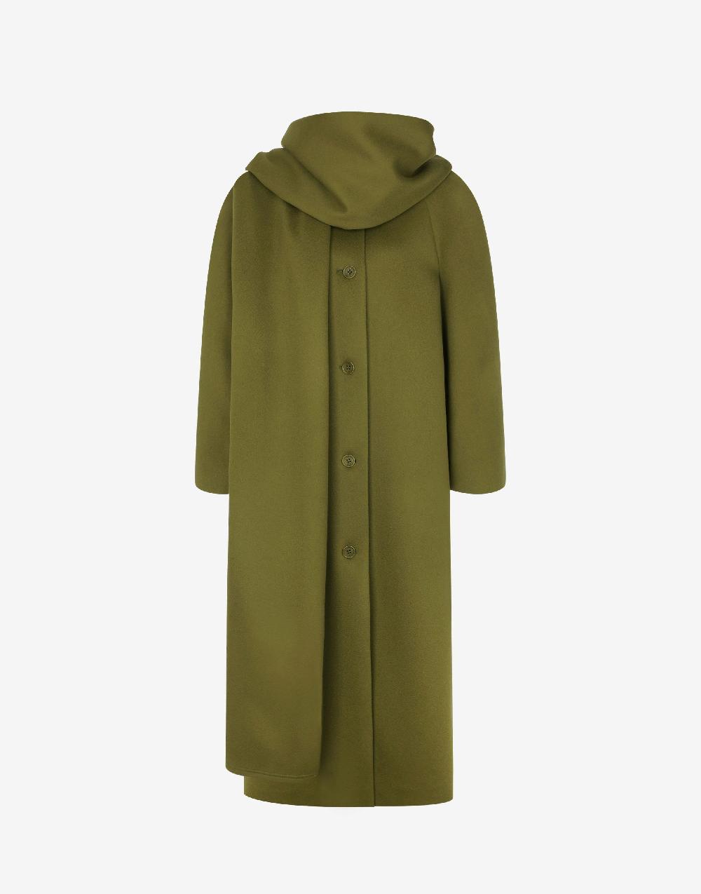 Alberta Ferretti Cappotto in panno di lana e cashmere