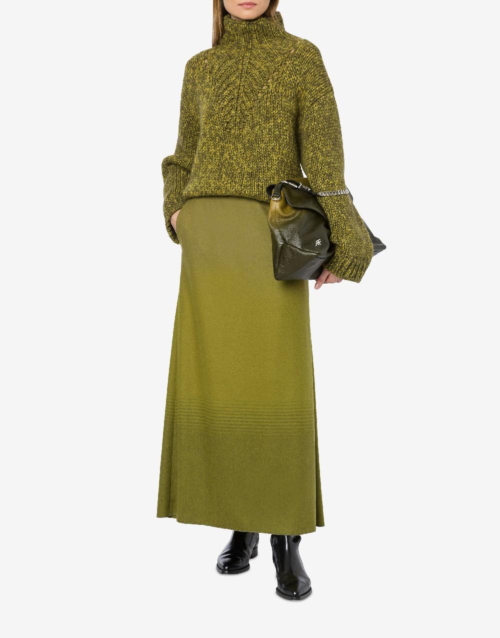 Alberta Ferretti Gonna lunga in flanella sfumata I Più Venduti