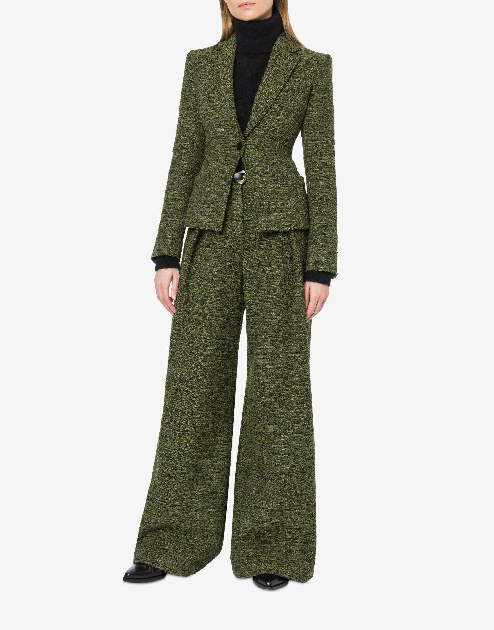 Alberta Ferretti Giacca in tweed bottonato Negozio