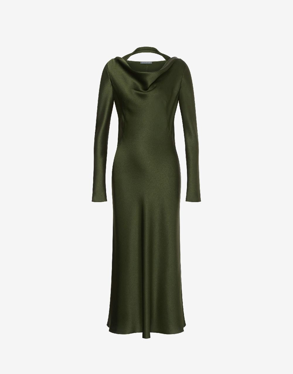 Alberta Ferretti Abito longuette in raso