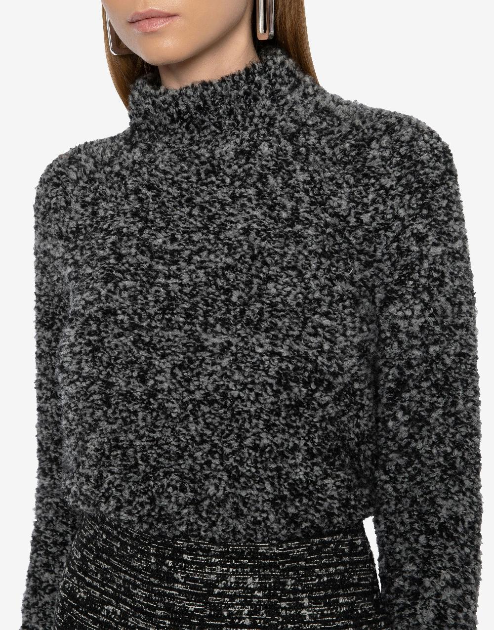 Alberta Ferretti Maglione in lana bouclé Soddisfazione Garantita
